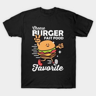 Cheese Burger Fast Food Favorite T-Shirt